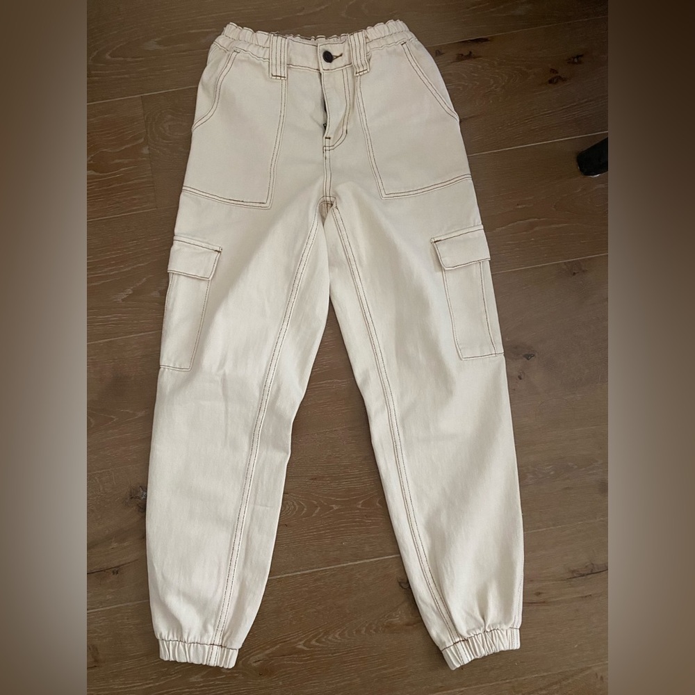 PACSUN cream joggers